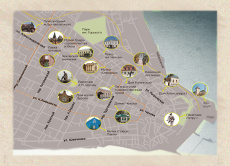 Карта исторических мест города