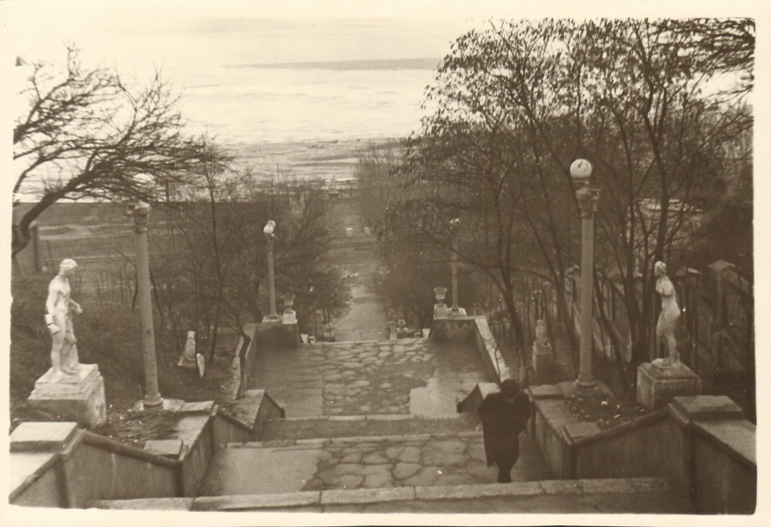 Каменная лестница в 1930-е гг. Любительская фотография