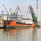 Танкер «Adriatic mariner» в Таганрогском морском торговом порту. Фотография А. Захарова. 2009 г.
